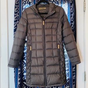 Michael Kors Light Down Filled Long Puffer Jacket